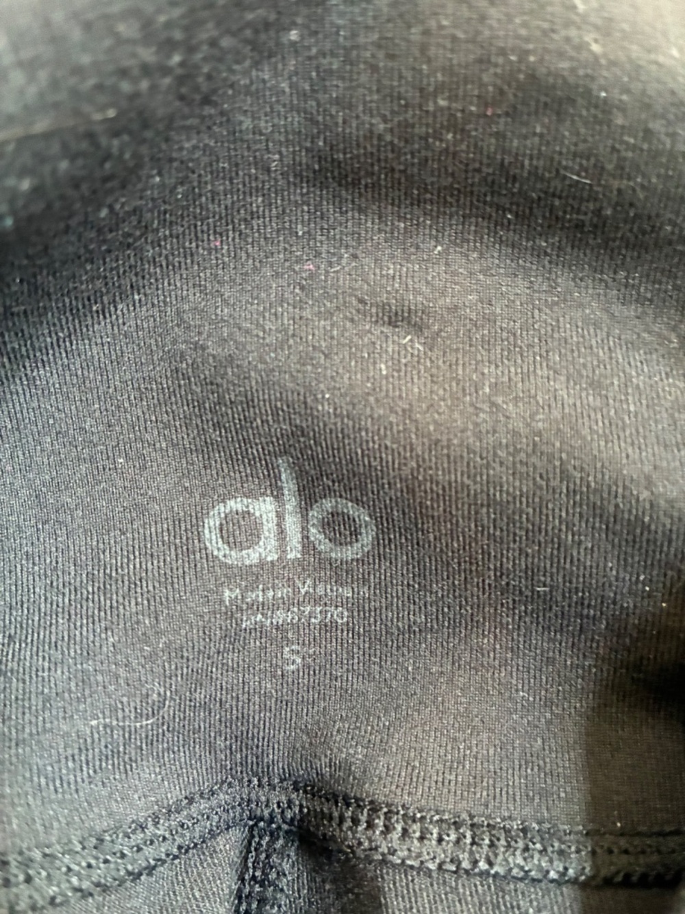 Alo Black Yoga Leggings sz S - Picture 6 of 7